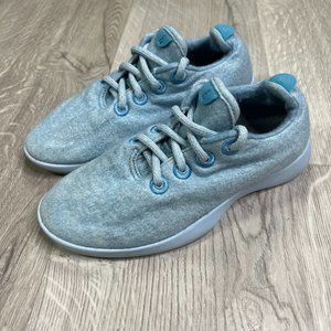 Allbirds Wool Runners Womens Size 5 Blue Low Top Running Shoes Sneakers